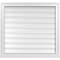 Ekena Millwork Vertical Surface Mount PVC Gable Vent: Functional, w/ 2"W x 2"P Brickmould Sill Frame, 30"W x 28"H GVPVE30X2803SF - alternate 1